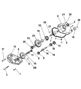 Pièces détachées Réducteur Bétonnière électrique IMER tractable S350R 2010 à 2014