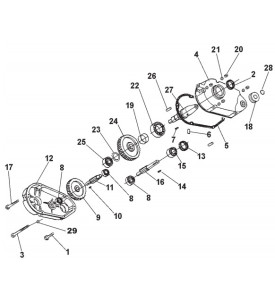 Pièces détachées Réducteur Bétonnière électrique IMER tractable S190 Electrique