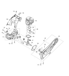 Pièces détachées Découpeuse 2 Temps EK6100 Makita