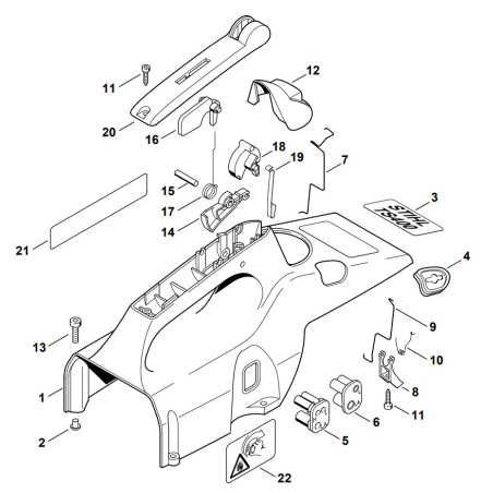 Pièces détachées pour découpeuse à disque STIHL TS 400