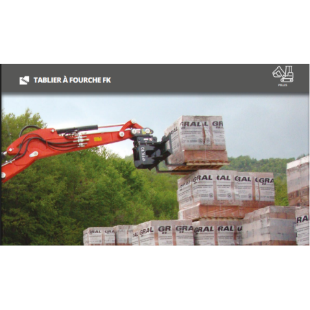 Tablier fourche modèle FK10 S (photo non contractuelle)
