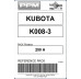 PACK FILTRATION  K008-3 KUBOTA 250H