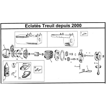 Pièces détachées treuils ALTRAD depuis 2000