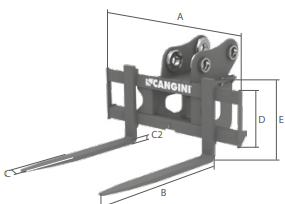 tablier fourche fk10s cangini matsud